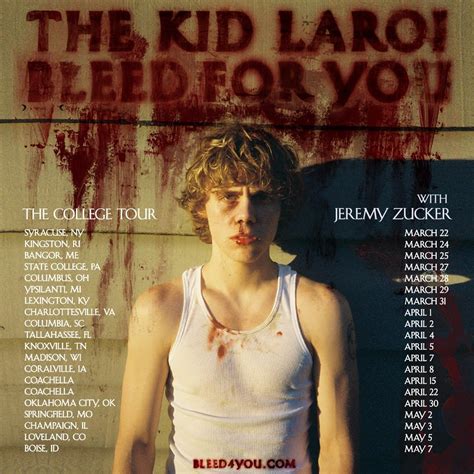 Nov 3, 2023 · The Kid Laroi Has A Haunting Reunion With A Past Lover In His ‘Bleed’ Video. We are just a week out from The Kid Laroi ’s hotly-anticipated debut album, The First Time. Ahead of the album ... 